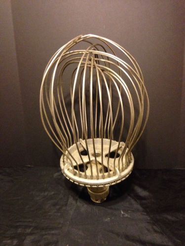 Vintage industrial wire mixer whisk head attachmnt steampunk lamp 17h wisk light for sale