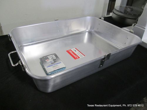 New Toroware by Vollrath 29.5 QT Aluminum Roasting Pan bottom with Straps