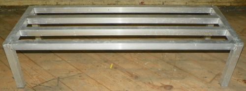 Commercial kitchen aluminum dunnage storage / drying rack...used condition for sale