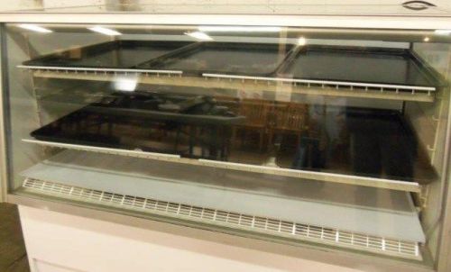 Glass Pastry Showcase Counter Island Store Bakery Convenience Display Case