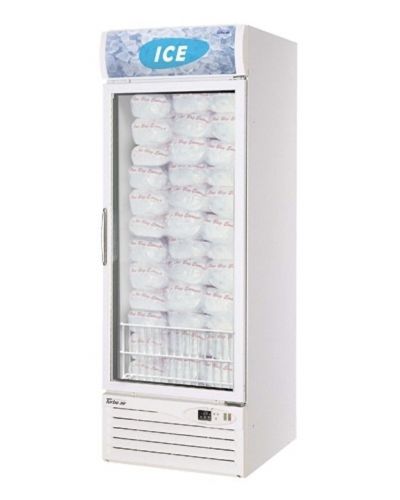 NEW Turbo Air 23 cu ft 1 Glass Swing Door Ice Merchandiser Freezer
