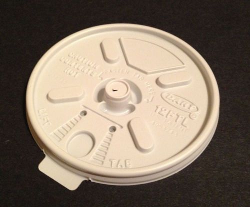 SALE !!! - 12 Oz. - 1000Ct. DART 12 FTL Plastic Lids - LIFT N&#039; LOCK - 12 Oz.