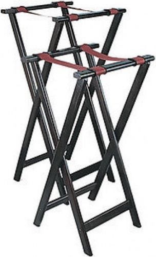 Adcraft WTS-38 Deluxe Hardwood Tray Stand Mahogany Fini