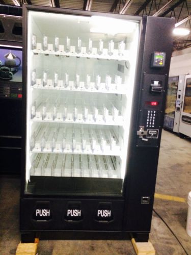 Dixie Narco Bev max 5591 2145 glass front soda vending machine used refurbished
