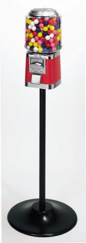 Barrel Bulk Vending Machine Single Stand - YELLOW with GUMBALL WHEEL