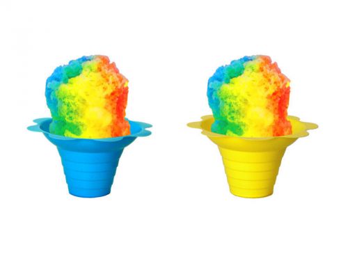 Shaved Ice  Flower Cups, 4 Ounce (Small), Case of 500 , **FREE SHIPPING**
