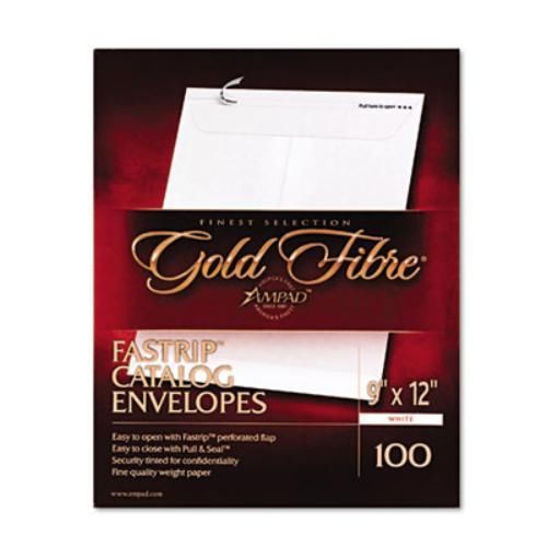 Ampad/div. of amercn pd&amp;ppr 73127 gold fibre fastrip catalog envelope, side for sale