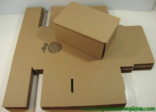 12 New 7&#034; x 5&#034; x 3&#034; Tuck Top Mailers Shipping Boxes Corrugated Cartons Boxes