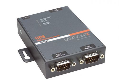 Serial Ethernet Converter (RS232, RS485, RS422) 2-ports - Lantronix UD2100001-01