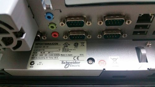 Slightly used Schneider Elecrtic Magelis Modular PC panel MPCKT55NAX20N
