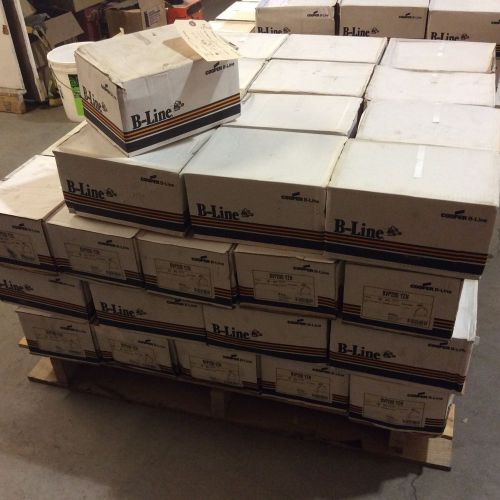 (1) Pallet lot of Fifty Nine Boxes B-LINE BVP200 YZN - VIBRACLAMP CONDUIT, 2&#034;