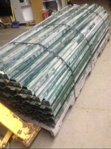 Pallet rack beams ridg-u-rak 90&#034; long x 4&#034; high used warehouse storage racking for sale