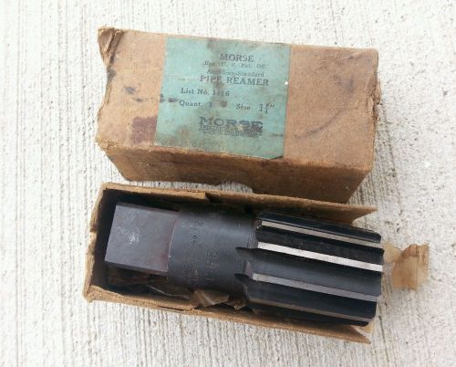 Morse 1-1/4&#034; pipe reamer, american standard  usa for sale
