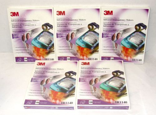 NEW SEALED 3M Transparency Film for Infrared Maker 5x100 Sheets 500 IR1140 53070