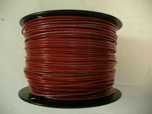16/1 16 gauge 1 conductor stranded Boat wire MTW 600 volt Coleman red 500 ft
