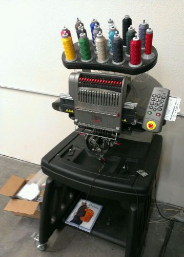 Melco Amaya XT Commercial Embroidery Machine with lots of extras!