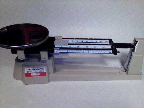 Ohaus triple 3 beam scale 2610 grams pba210 for sale