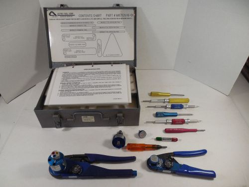 LOT ASTRO TOOL CORP. KIT REMOVAL INSTALLING CRIMP FRAME TURRET HEAD HEX WRENCH