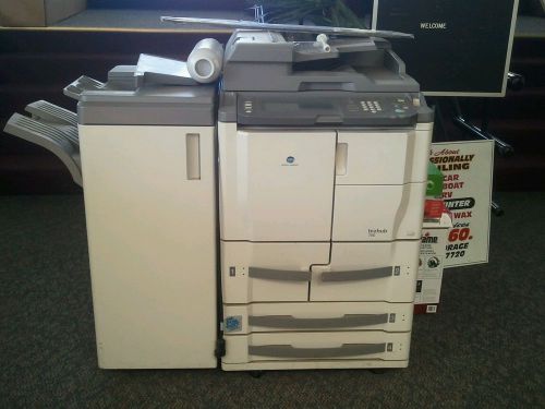 Konica minolta bizhub 750 used black&amp;white copier printer scanner fast low meter for sale