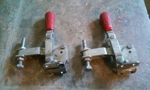 2-Good-Hand Vertical Hold-Down Toggle Clamps, 375 lb (cross ref Destaco 207-U)