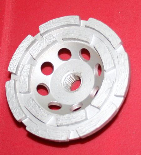 Lackmond  4 Inch Double Row Segmented Diamond Grinding Cup Wheel