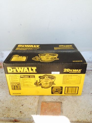 New in box dewalt 20v dcs391 cordless battery circular saw &amp; blade max 20 volt for sale
