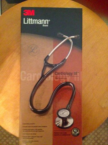 3M Littmann Cardiology III stethoscope  Black
