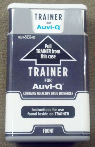 NEW AUVI-Q epi EPIPEN TRAINER REUSEABLE AUTO-INJECT TALKING DEVICE CPR FIRST AID