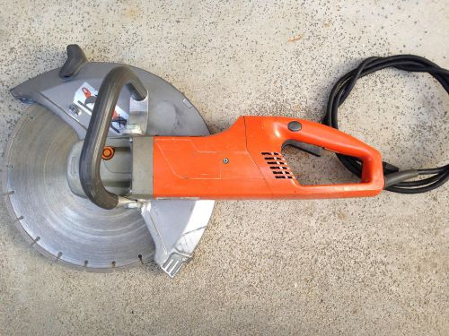 Husqvarna k3000 vac 14&#034; electric concrete cut off saw for sale