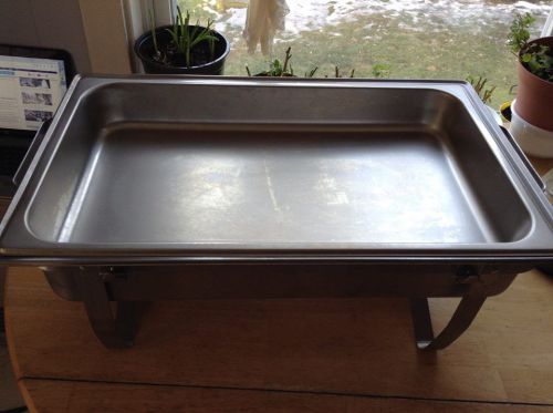 Folding Chafing Dish Warming Tray Buffet Warmer Caterer Stainless 8 Quart