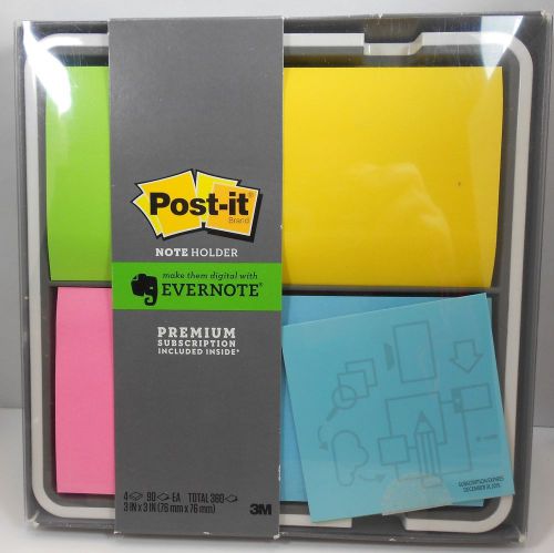 Post-it Note Holder, Evernote Collection, Quad - Assorted (NH654EV4)