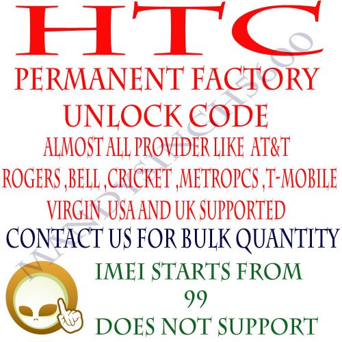 HTC PERMANENT UNLOCK CODE FOR HTC One Mini 2 &amp; HTC One M8 Vodafone EE T-Mobile