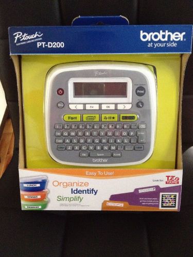 Brother P-Touch PT-D200 Label Thermal Printer - Batteries Included