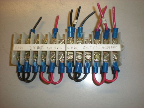 Allen Bradley Bulletin 1492 Style HJ Terminal Strip with (12) Sets of Terminals