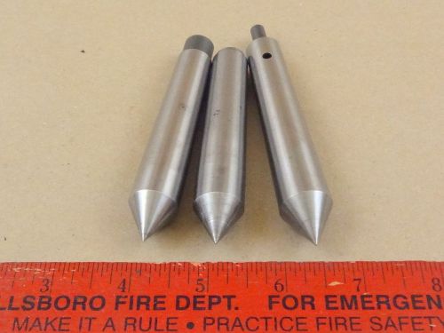 Three (3) mt2 60 degree dead center tool lot 4 south bend atlas craftsman lathe for sale