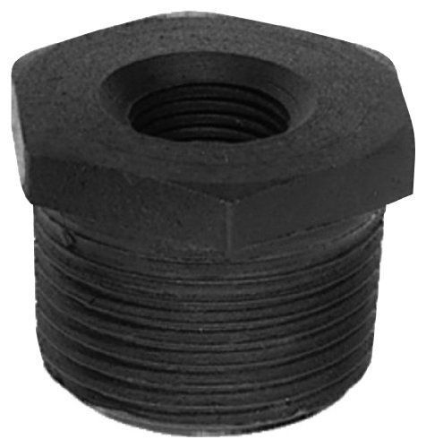 Aviditi 93702 2-inch x 1-inch black fitting with hex bushings  (pack of 10) for sale