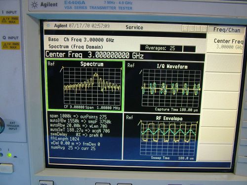 Agilent e4406a vector signal spectrum analyzer 7mhz - 4ghz + opt for sale