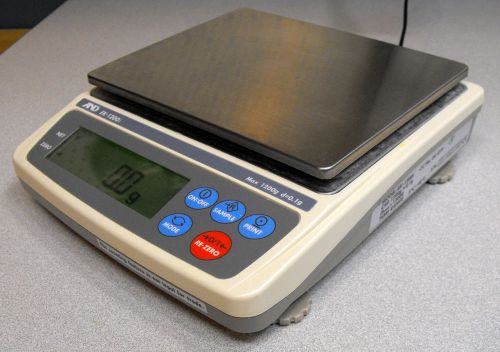 A&amp;d ek-1200i precision lab balance gold scale 1200x1g,ntep,legal for trade for sale