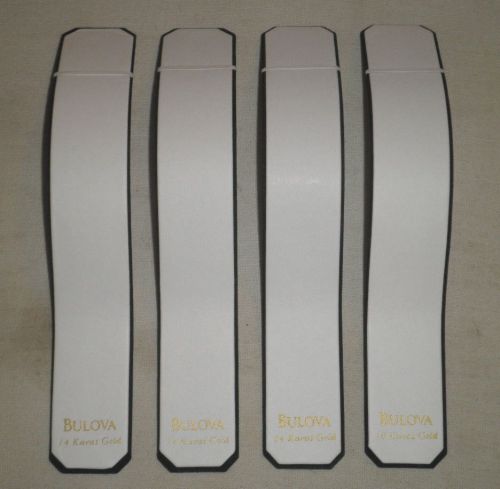Jeweler&#039;s Watch Display Stands For Bulova 14 K Gold x 4