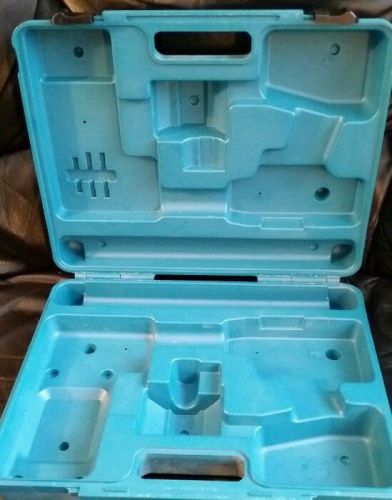 Hard Blue Plastic Case with handle for cordless Makita drill 6313D lightly used