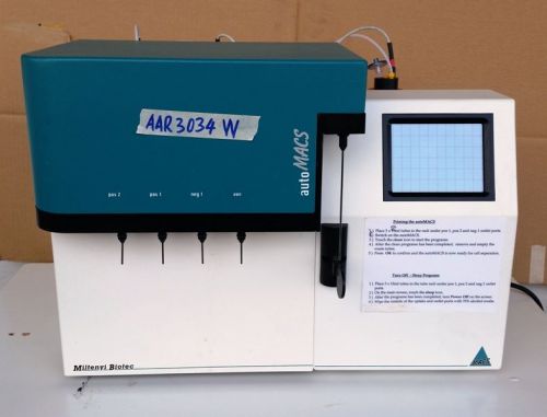 MILTENYI BIOTEC AUTOMACS 003  SEPARATOR BENCH TOP MAGNETIC CELL SORTER - AAR3034