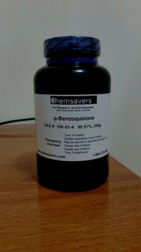 P-benzoquinone (1,4-benzoquinone), 99.51%, certified, 250g x 2 for sale