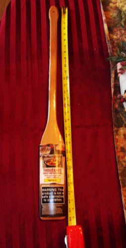 30&#034; Wooden Cajun/Mash Cooking/Mix Stirring Paddle Large Pot Spoon New in Package