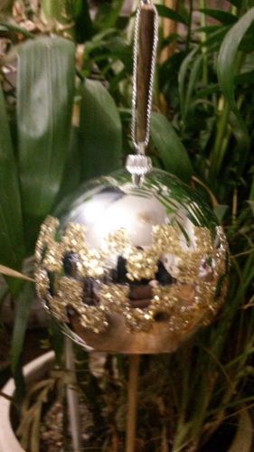 Novelty Christmas Tree checkered Ball hanging Ornament Engagement Ring gift Box