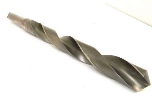 USED 1-29/64&#034; EXTENDED LENGTH TAPER SHANK TWIST DRILL 1.453&#034; #4MT HSS