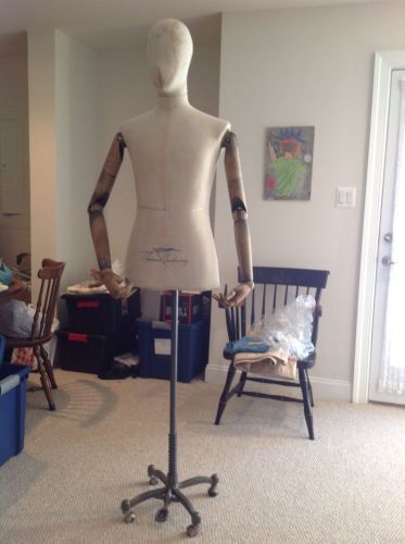 Thomas Burberry mannequin on stand with adjustable pedal