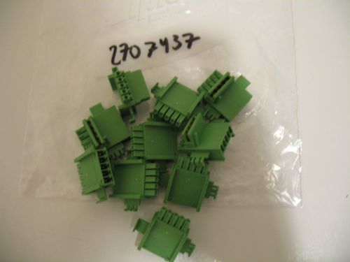 10 phoenix contact bus connector din rail 2707437 27 07 43 7 new for sale