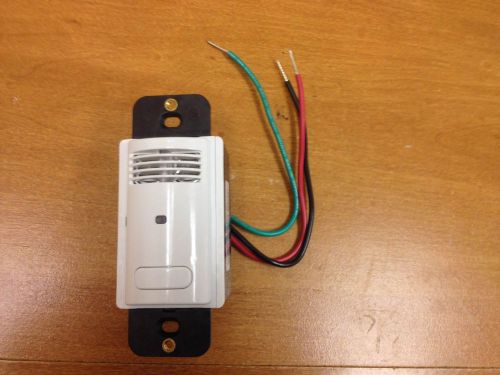Hubbell LightHAWK Ultrasonic 1-Circuit Wall Switch Sensor, LHUSS1W, 120/277V