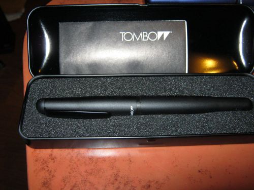 Tombow Object fountain pen matte black body fine nib New