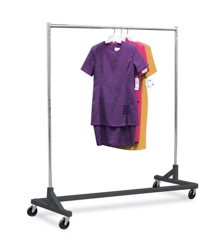 New Professional Heavy-Duty Mobile Z-Rack Chrome Plated &amp; Powder Coated Steel